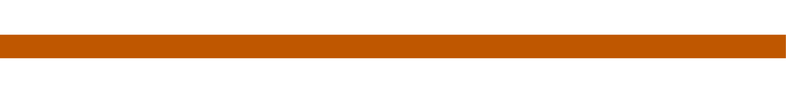 Small burnt orange bar.
