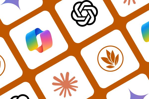 Image of AI tools logos: Copilot, Claude, ChatGPT, UT Sage, Gemini.
